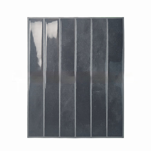 Crédence adhésive effet Zellige Gris Anthracite – Carreaux muraux 3D_Pozut